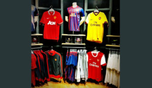 porter maillot foot