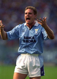 paul gascoigne lazio rome